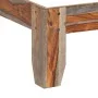 Estructura de cama de madera maciza de sheesham 200x200 cm de vidaXL, Camas y somieres - Ref: Foro24-288414, Precio: 169,36 €...