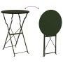 Conjunto de Bistro Plegable 3 pcs Bosque Acero en Conjuntos de jardín | Comprar online en Foru.es