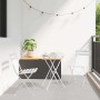 Conjunto de Bistro Plegable 3 pcs Acero en Conjuntos de jardín | Comprar online en Foru.es