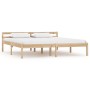 Estructura de cama de madera maciza de pino 180x200 cm de vidaXL, Camas y somieres - Ref: Foro24-283195, Precio: 150,71 €, De...