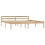 Estructura de cama de madera maciza de pino 180x200 cm de vidaXL, Camas y somieres - Ref: Foro24-283195, Precio: 150,71 €, De...
