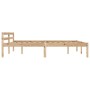 Estructura de cama de madera maciza de pino 180x200 cm de vidaXL, Camas y somieres - Ref: Foro24-283195, Precio: 150,71 €, De...