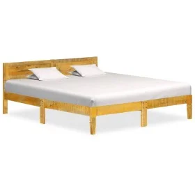 Estructura de cama de madera maciza de mango 180 cm de vidaXL, Camas y somieres - Ref: Foro24-288433, Precio: 205,98 €, Descu...