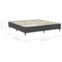 Estructura de cama Box Spring tela gris 200x200 cm de vidaXL, Camas y somieres - Ref: Foro24-287467, Precio: 174,55 €, Descue...