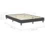 Estructura de cama Box Spring tela gris 140x200 cm de vidaXL, Camas y somieres - Ref: Foro24-287456, Precio: 139,13 €, Descue...