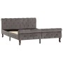 Estructura de cama de terciopelo gris 140x200 cm de vidaXL, Camas y somieres - Ref: Foro24-288560, Precio: 318,45 €, Descuent...