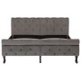 Estructura de cama de terciopelo gris 140x200 cm de vidaXL, Camas y somieres - Ref: Foro24-288560, Precio: 318,45 €, Descuent...