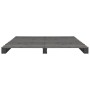 Estructura de cama de palés madera maciza pino gris 140x200 cm de vidaXL, Camas y somieres - Ref: Foro24-285251, Precio: 139,...