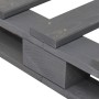Estructura de cama de palés madera maciza pino gris 140x200 cm de vidaXL, Camas y somieres - Ref: Foro24-285251, Precio: 139,...