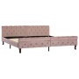 Estructura de cama de terciopelo rosa 200x200 cm de vidaXL, Camas y somieres - Ref: Foro24-288570, Precio: 367,46 €, Descuent...