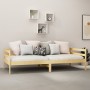 Sofá cama con colchón madera de pino maciza 90x200 cm de vidaXL, Camas y somieres - Ref: Foro24-3083559, Precio: 278,18 €, De...