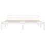 Estructura de cama de madera maciza de pino blanco 180x200 cm de vidaXL, Camas y somieres - Ref: Foro24-283189, Precio: 162,1...