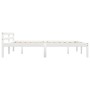 Estructura de cama de madera maciza de pino blanco 180x200 cm de vidaXL, Camas y somieres - Ref: Foro24-283189, Precio: 162,1...