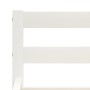 Estructura de cama de madera maciza de pino blanco 180x200 cm de vidaXL, Camas y somieres - Ref: Foro24-283189, Precio: 162,1...