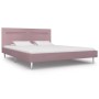 Estructura de cama con LED tela rosa 180x200 cm de vidaXL, Camas y somieres - Ref: Foro24-280980, Precio: 217,85 €, Descuento: %