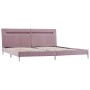 Estructura de cama con LED tela rosa 180x200 cm de vidaXL, Camas y somieres - Ref: Foro24-280980, Precio: 217,85 €, Descuento: %