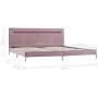 Estructura de cama con LED tela rosa 180x200 cm de vidaXL, Camas y somieres - Ref: Foro24-280980, Precio: 217,85 €, Descuento: %