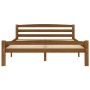 Estructura de cama madera maciza pino marrón miel 120x200 cm de vidaXL, Camas y somieres - Ref: Foro24-322077, Precio: 114,45...