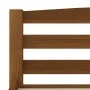 Solid pine wood bed frame honey brown 120x200 cm by vidaXL, Beds and slatted bases - Ref: Foro24-322077, Price: 113,03 €, Dis...