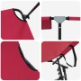 Tumbona plegable Rojo 190 x 57 x 81 cm oxford en Tumbonas | Comprar online en Foru.es