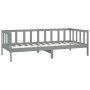 Sofá cama con colchón madera de pino maciza gris 90x200 cm de vidaXL, Camas y somieres - Ref: Foro24-3083611, Precio: 297,89 ...