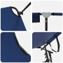 Tumbona plegable 2 pcs Azul 190 x 57 x 81 cm oxford en Tumbonas | Comprar online en Foru.es