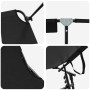 Tumbona plegable 2 pcs Negro 190 x 57 x 81 cm oxford en Tumbonas | Comprar online en Foru.es