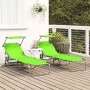 Tumbona plegable 2 pcs Verde 190 x 57 x 81 cm oxford en Tumbonas | Comprar online en Foru.es