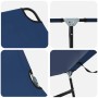 Tumbona plegable Azul 188 x 57 x 86.5 cm Poliéster en Tumbonas | Comprar online en Foru.es