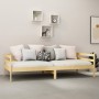 Sofá cama con colchón madera de pino maciza 90x200 cm de vidaXL, Camas y somieres - Ref: Foro24-3083554, Precio: 212,96 €, De...