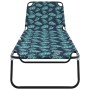 Tumbona plegable Multicolor 188 x 57 x 86.5 cm Poliéster en Tumbonas | Comprar online en Foru.es