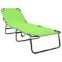 Tumbona plegable 2 pcs Verde 188 x 57 x 86.5 cm Poliéster en Tumbonas | Comprar online en Foru.es