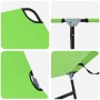 Tumbona plegable 2 pcs Verde 188 x 57 x 86.5 cm Poliéster en Tumbonas | Comprar online en Foru.es