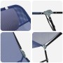 Tumbona plegable Azul marino 182 x 55 x 85.5 cm Textileno en Tumbonas | Comprar online en Foru.es
