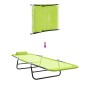 Tumbona plegable Verde 182 x 55 x 85.5 cm Textileno en Tumbonas | Comprar online en Foru.es