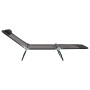 Tumbona plegable 2 pcs Negro 182 x 55 x 85.5 cm Textileno en Tumbonas | Comprar online en Foru.es