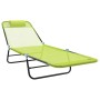 Tumbona plegable 2 pcs Verde 182 x 55 x 85.5 cm Textileno en Tumbonas | Comprar online en Foru.es