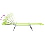 Tumbona plegable 2 pcs Verde 182 x 55 x 85.5 cm Textileno en Tumbonas | Comprar online en Foru.es