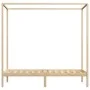 Estructura de cama con dosel madera maciza pino 90x200 cm de vidaXL, Camas y somieres - Ref: Foro24-283250, Precio: 156,07 €,...