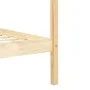 Estructura de cama con dosel madera maciza pino 90x200 cm de vidaXL, Camas y somieres - Ref: Foro24-283250, Precio: 156,07 €,...