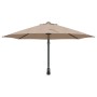 Sombrilla de jardín Taupé 248 x 248 x 148 cm Poliéster y Acero en Sombrillas | Comprar online en Foru.es
