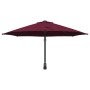 Sombrilla de jardín Rojo Burdeos 248 x 248 x 148 cm en Sombrillas | Comprar online en Foru.es