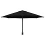Sombrilla de jardín Negro 248 x 248 x 148 cm Poliéster y Acero en Sombrillas | Comprar online en Foru.es