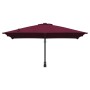 Sombrilla de jardín Rojo Burdeos 248,5 x 247,5 x 160 cm en Sombrillas | Comprar online en Foru.es