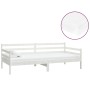 Sofá cama con colchón madera de pino maciza blanco 90x200 cm de vidaXL, Camas y somieres - Ref: Foro24-3083580, Precio: 236,4...