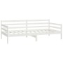 Sofá cama con colchón madera de pino maciza blanco 90x200 cm de vidaXL, Camas y somieres - Ref: Foro24-3083580, Precio: 236,4...