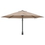 Sombrilla de jardín Taupé 248 x 248 x 148 cm Poliéster y Acero en Sombrillas | Comprar online en Foru.es