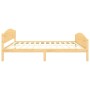 Estructura de cama de madera maciza de pino 140x200 cm de vidaXL, Camas y somieres - Ref: Foro24-322029, Precio: 123,70 €, De...