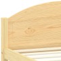Estructura de cama de madera maciza de pino 140x200 cm de vidaXL, Camas y somieres - Ref: Foro24-322029, Precio: 123,70 €, De...