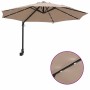 Sombrilla de jardín Taupé 248 x 248 x 148 cm Poliéster y Acero en Sombrillas | Comprar online en Foru.es
